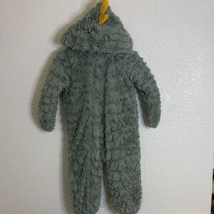 Cozy Green Kids Dino One Piece- 18-24months